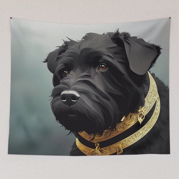 Item preview, Majestic Canine: Black Russian Terrier designed and sold by DavesDogShop.