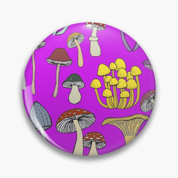 Item preview, Mushrooms on pink backgound designed and sold by Magora.