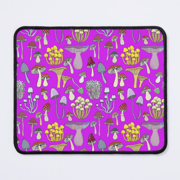 Item preview, Mushrooms on pink backgound designed and sold by Magora.
