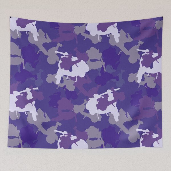 Item preview, Purple Scooter Camouflage repeat pattern designed and sold by ModSupporters.