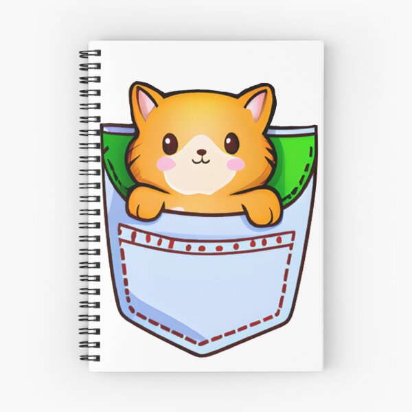 Item preview, Kawaii Cat in a Pocket designed and sold by NathalieRached.