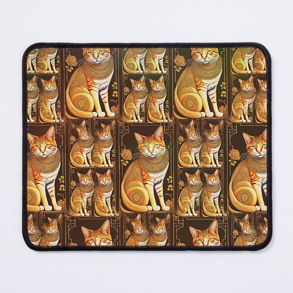 Item preview, Golden Cats in Their Glory designed and sold by Lisa Marie Mercer.