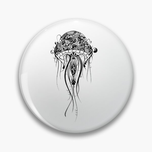Item preview, Black jellyfish Design designed and sold by fun-times-store.