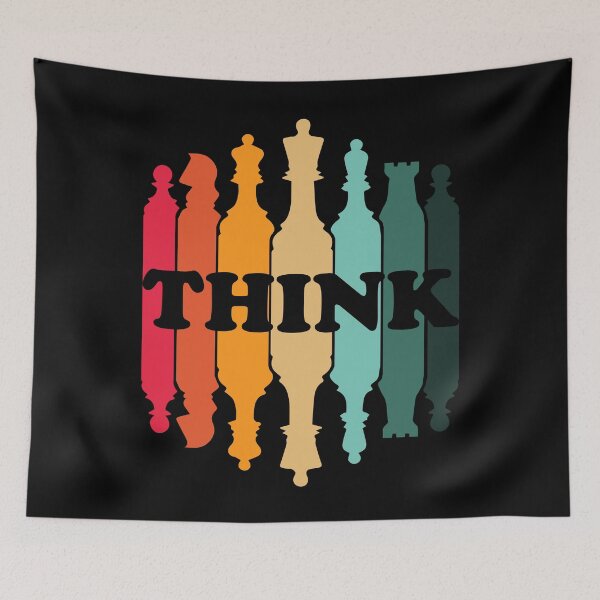 Item preview, Chess Retro Sunset Think designed and sold by Deco-Design.