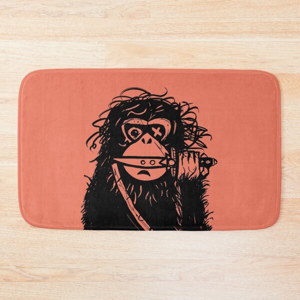 Item preview, monkey with knife designed and sold by RAWWR.