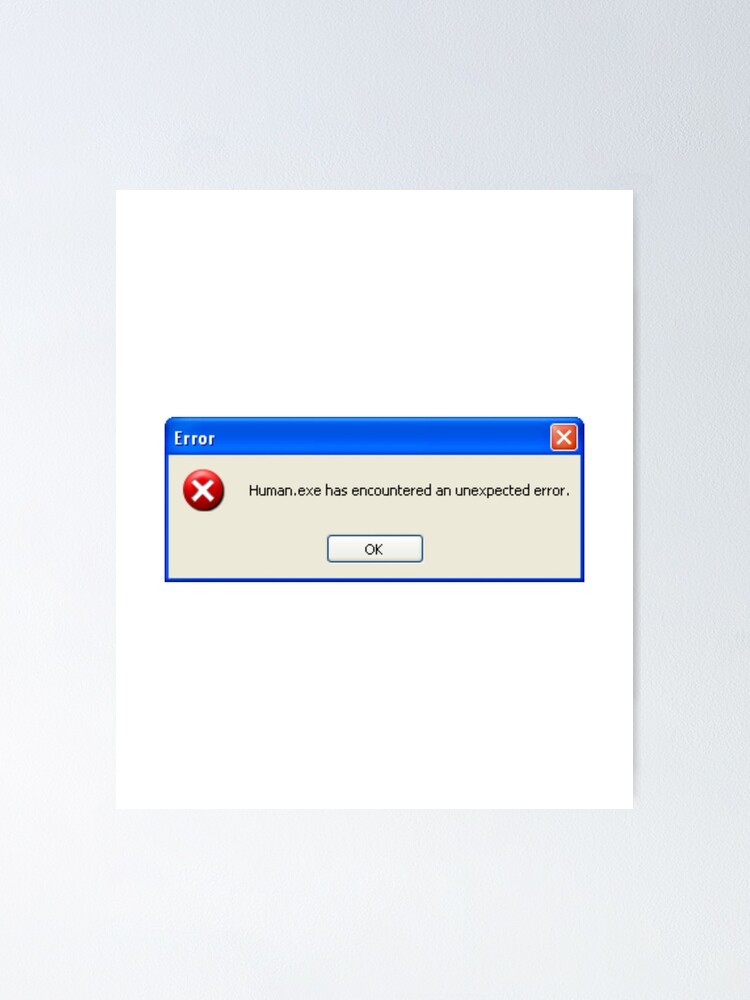 Funny windows xp error message 