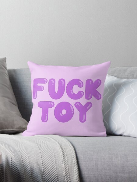 Vista previa del artículo con la obra «Juguete de mierda | Lindas letras de burbujas moradas Kawaii DDLG», diseñado y vendido por KinkShoppe.