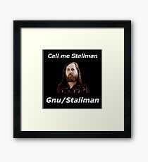 gnu/stallman Framed Print