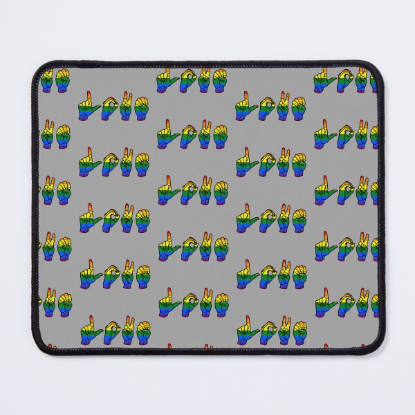 Item preview, Rainbow LOVE ASL Hands designed and sold by KandKKrafts.