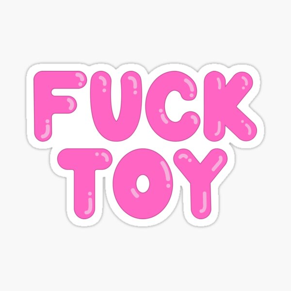 Fucktoy Cute Kawaii Ddlg Pink Bubble Letters Sticker For Sale By Kinkshoppe Redbubble 8232