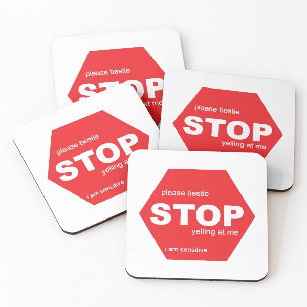 Item preview, stop yelling @me designed and sold by madisomething.