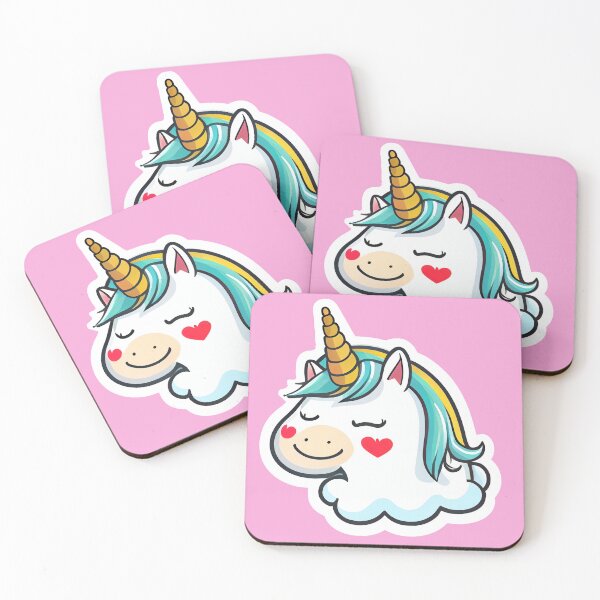 Item preview, Cute Unicorn Sticker designed and sold by 4U-Clothes.