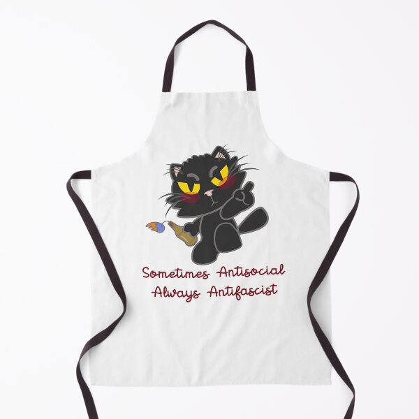 Item preview, Sometimes antisocial, always antifscist designed and sold by remerasnerdas.