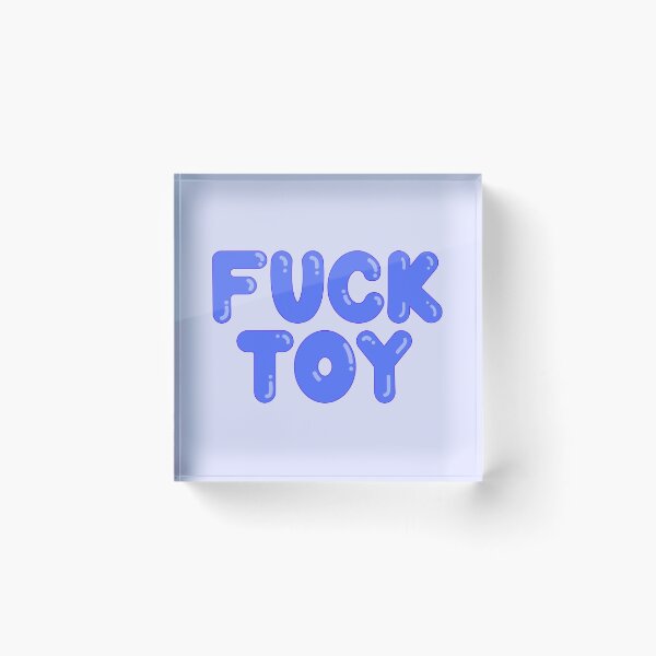 Item preview, Fucktoy | Cute Kawaii DDLG Blue Bubble Letters designed and sold by KinkShoppe.