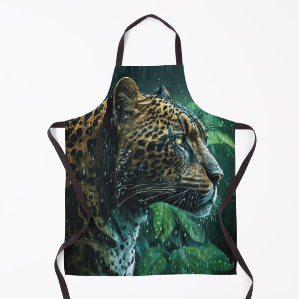 Item preview, Jaguar in a rainy forest designed and sold by RK - Shop.