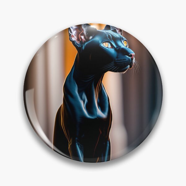 Artikelvorschau, Schwarze Sphynx-Katze entworfen und verkauft von Deadlyhal.