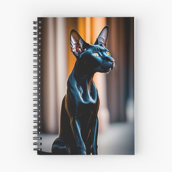 Artikelvorschau, Schwarze Sphynx-Katze entworfen und verkauft von Deadlyhal.