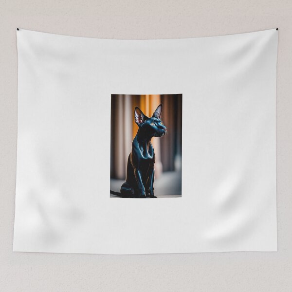 Item preview, Black Sphynx Cat designed and sold by Deadlyhal.