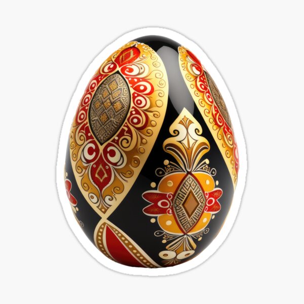 Chocolate Easter Egg - Ukrainian Folk Art Design Pysanka Greeting Card for  Sale by Anna Bucciarelli