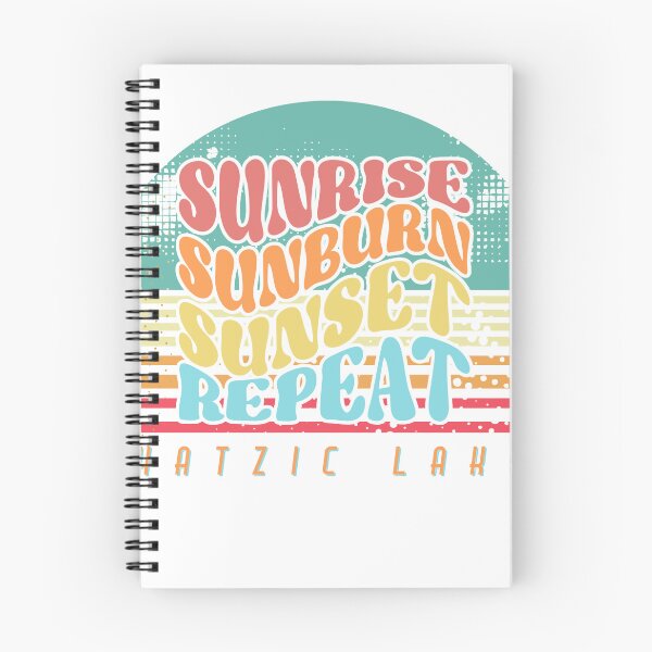 Item preview,  Hatzic Lake Sunrise Sunburn Sunset Repeat Boating Pontoon Boat designed and sold by HatzicTshirts.