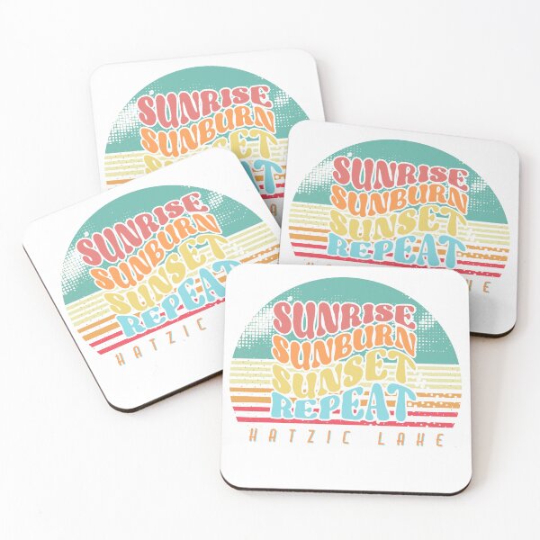 Item preview,  Hatzic Lake Sunrise Sunburn Sunset Repeat Boating Pontoon Boat designed and sold by HatzicTshirts.