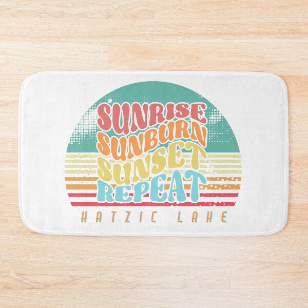 Item preview,  Hatzic Lake Sunrise Sunburn Sunset Repeat Boating Pontoon Boat designed and sold by HatzicTshirts.