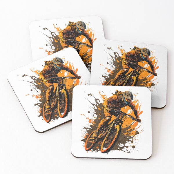 Item preview, Mountain biking Into the Wild designed and sold by Brushpalette888.