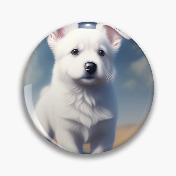 Item preview, Super Cute White Dog designed and sold by Deadlyhal.