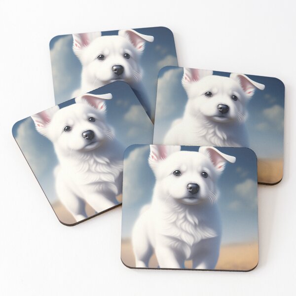 Item preview, Super Cute White Dog designed and sold by Deadlyhal.