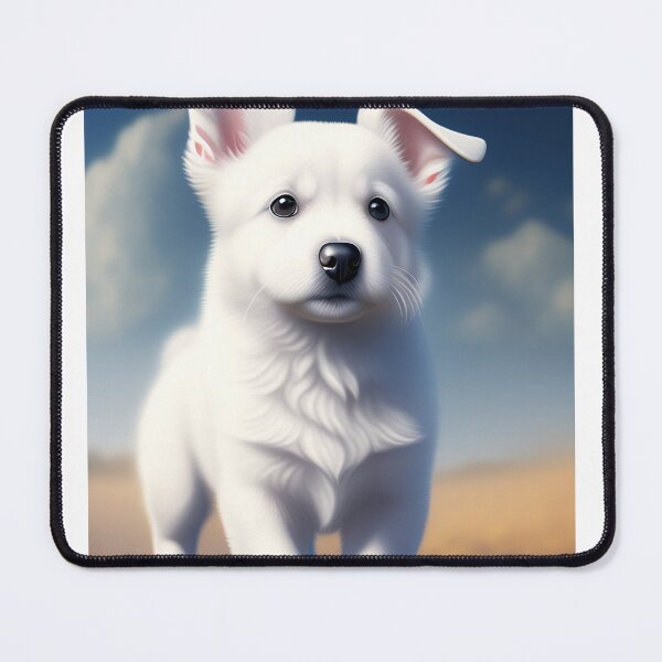 Item preview, Super Cute White Dog designed and sold by Deadlyhal.