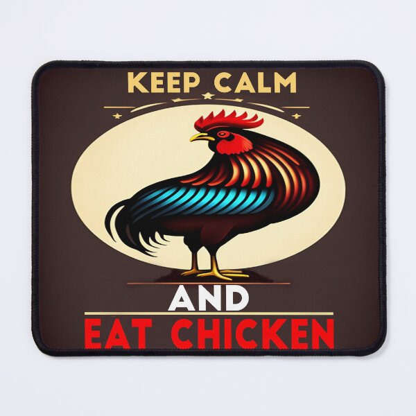 Item preview, Chicken for the Brave: Keep Calm and Enjoy Your Meal designed and sold by Lnet16.