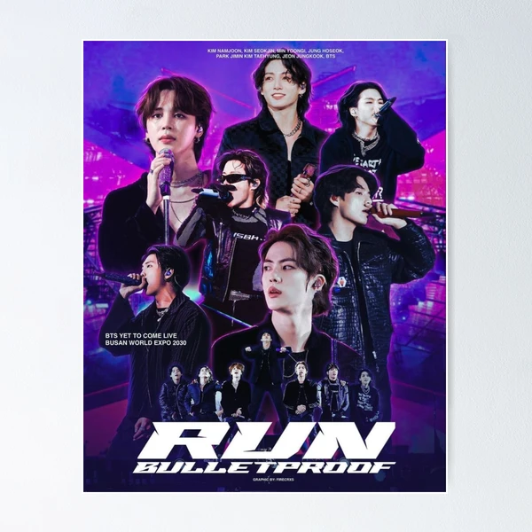 BTS World Expo ポスター BANGTAN BOYS - RUN BTS 