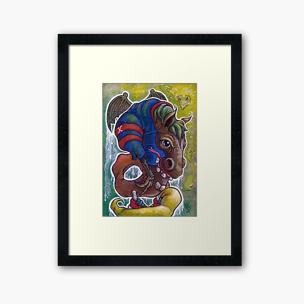 The Jersey Devil Framed Art Print