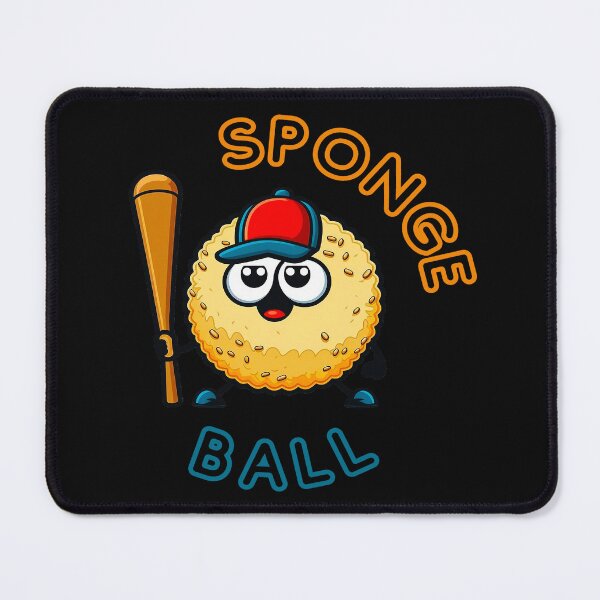 Item preview, funny sponge baseball_spongeball designed and sold by Pawtastic Prints.