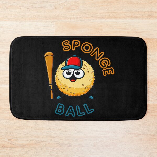 Item preview, funny sponge baseball_spongeball designed and sold by Pawtastic Prints.