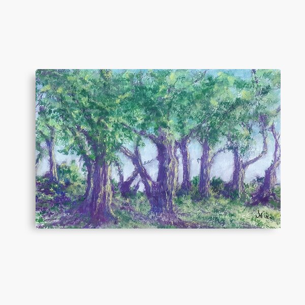 Oak Dance (pastel) Canvas Print