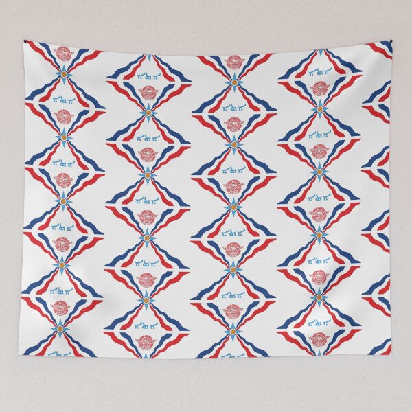 Item preview, Assyrian flag with Ata designed and sold by RoselineCrafty.