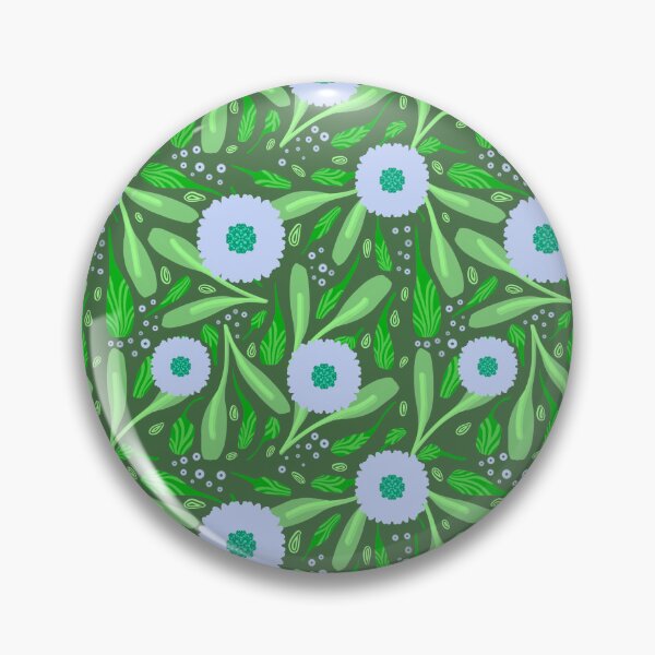 Item preview, White Pincushion Flower - Green designed and sold by JaselviiStudio.