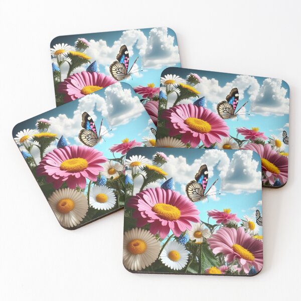 Item preview, Butterfly Haven: Garden Blooming with Color. designed and sold by DreamPrint Collective.