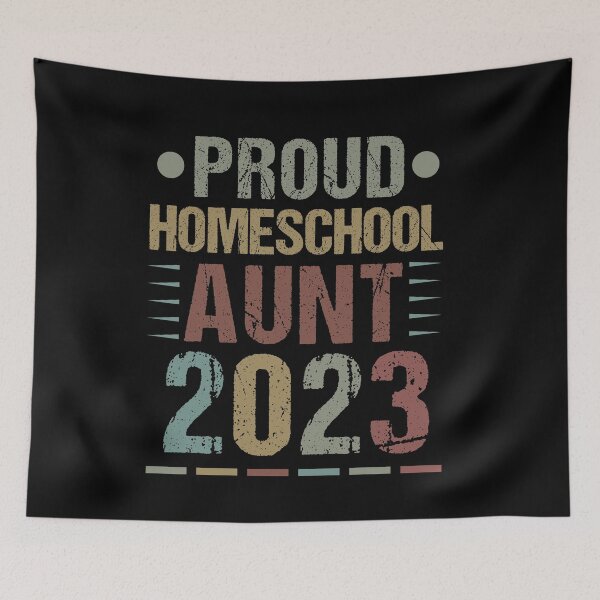 Item preview, Proud Homeschool Aunt  2023: vintage colors distressed grunge style For Mothers designed and sold by Houssemanthony.