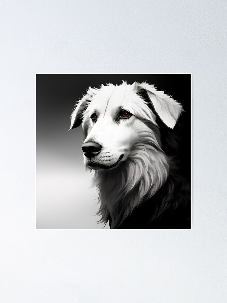 Imagen 1 de 3, Póster con la obra Majestic Canine: Croatian Sheepdog, diseñada y vendida por DavesDogShop.
