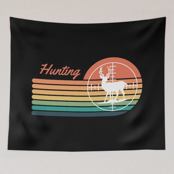 Item preview, Hunting Deer Retro Sunset designed and sold by AlpacaSmokes.