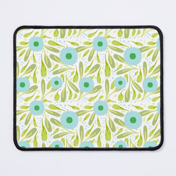 Item preview, Blue Pincushion Flower - White designed and sold by JaselviiStudio.