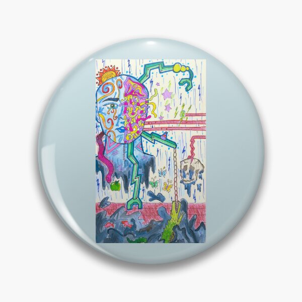 Item preview, Alien Chamber Woman Head Abstract designed and sold by Harold-Inks.