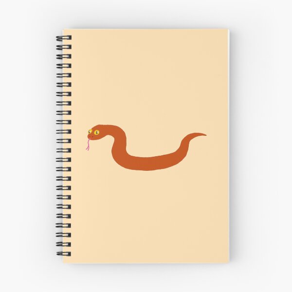 Item preview, Funny Dark Orange Snake designed and sold by emikat-art.