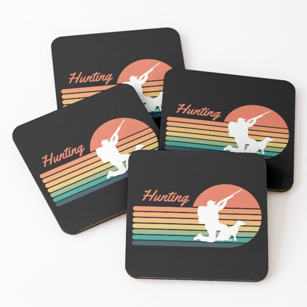 Item preview, Hunting Dog Retro Sunset designed and sold by AlpacaSmokes.