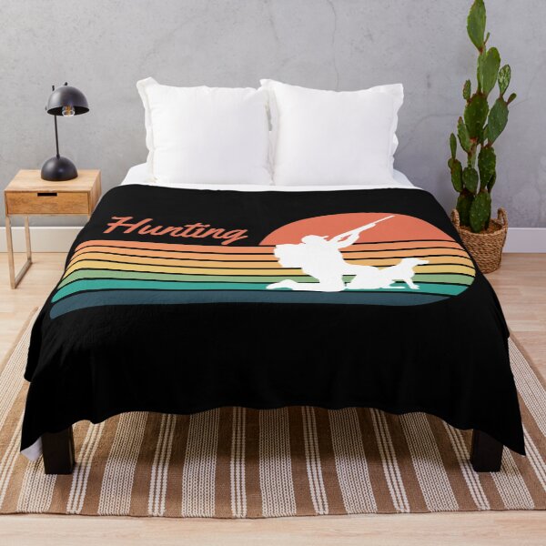 Item preview, Hunting Dog Retro Sunset designed and sold by AlpacaSmokes.