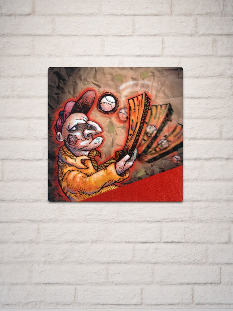 Thumbnail 2 of 4, Metal Print, Swingin' Punch designed and sold by Craig Medeiros.