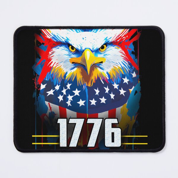 Item preview, 1776, July 4th, Independence Day v2, Bald Eagle designed and sold by mwebba2005.