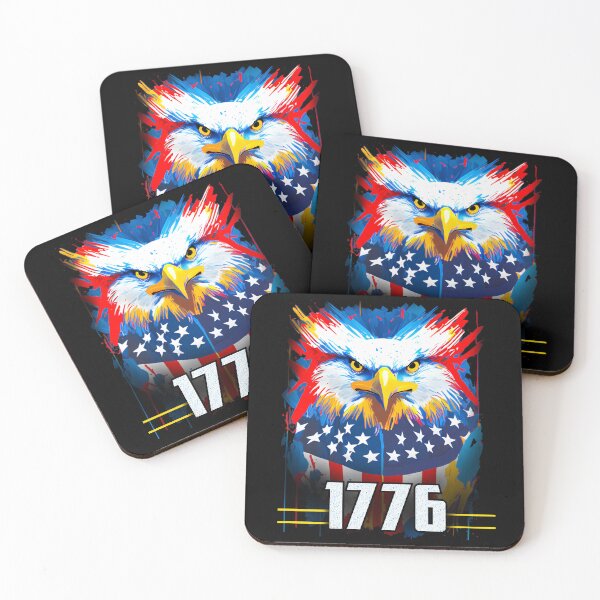 Item preview, 1776, July 4th, Independence Day v2, Bald Eagle designed and sold by mwebba2005.